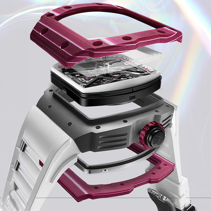 Mont Calibre Red Carbon Fiber Series Automatic Watch