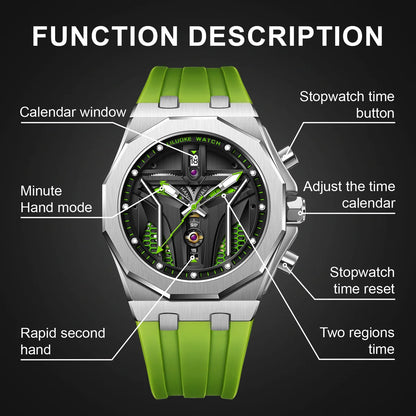 Inferno X Men's Luxury Automatic Wristwatch