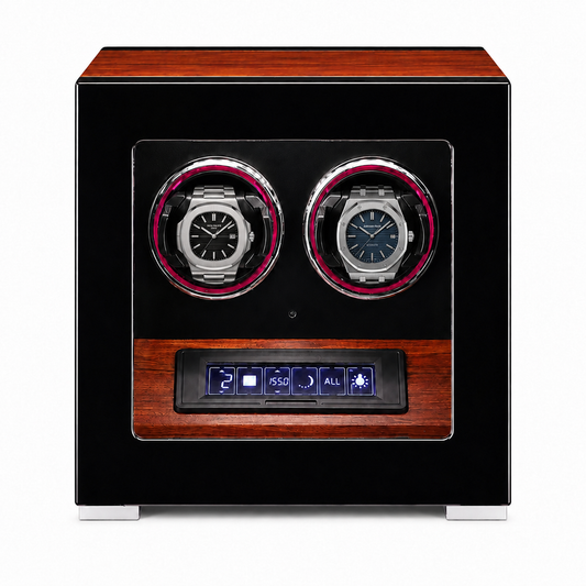 MINEESI Ambassador Signature 2-Slot Luxury Automatic Watch Winder