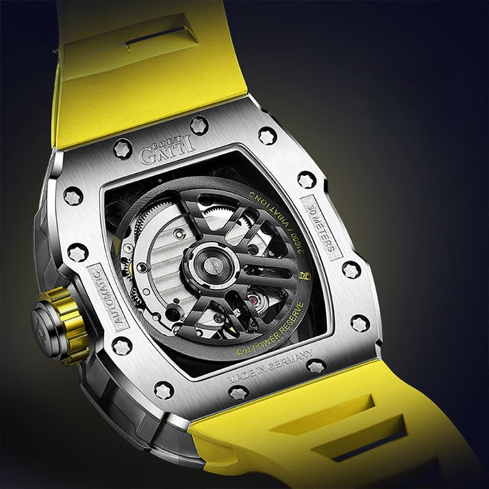Mont Calibre Yellow Extreme Series Automatic Watch