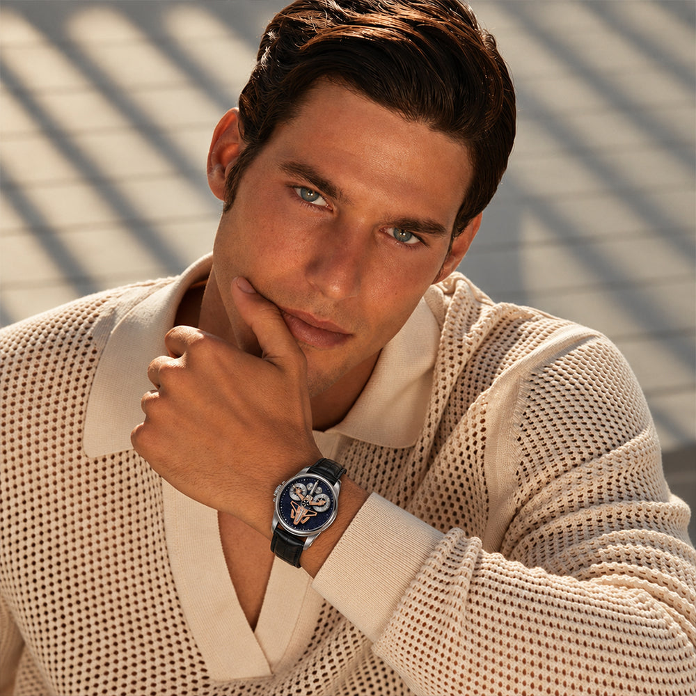Unique Dual Sub Dial Luxury Watch With Miyota Upgraded Movement
