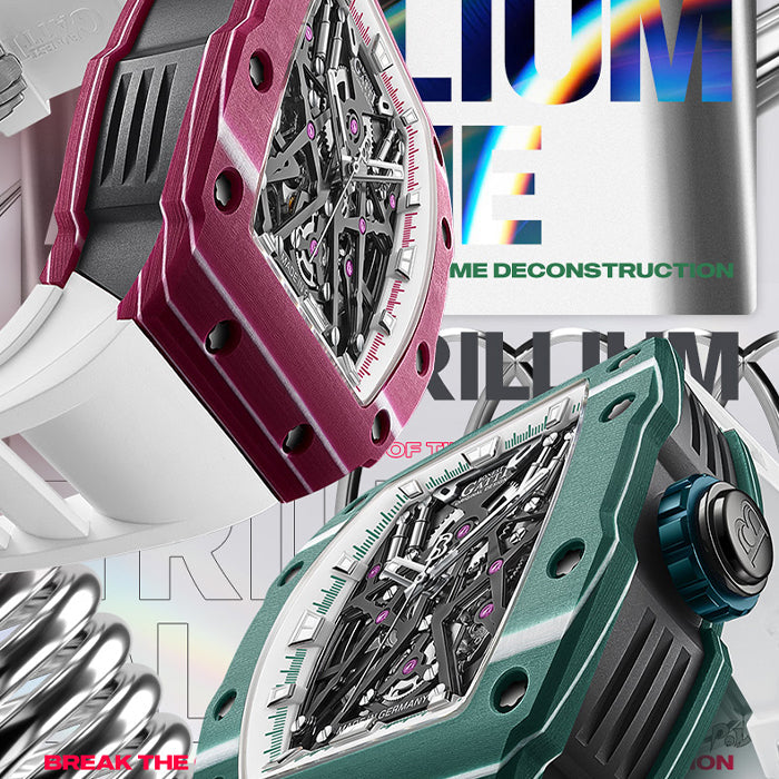 Mont Calibre Red Carbon Fiber Series Automatic Watch