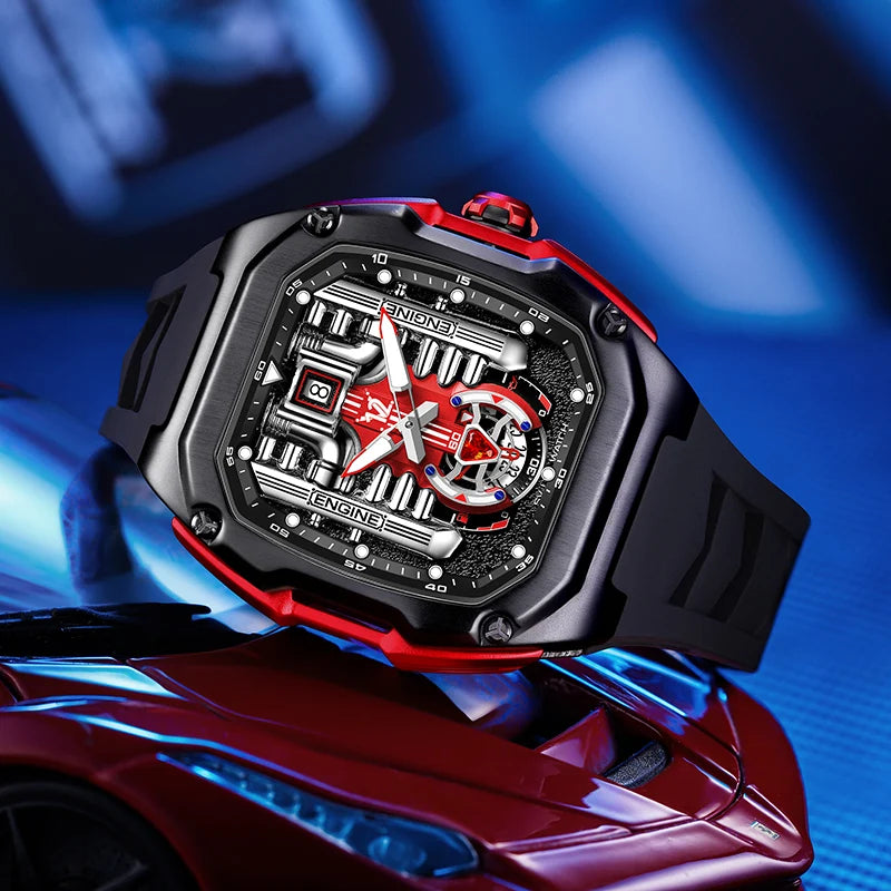 Phantom V12 Engine Men's Luxury Watch