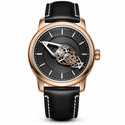 Premium Wandering Hour Mechanical Watch with Luminous Spaceship Pointer