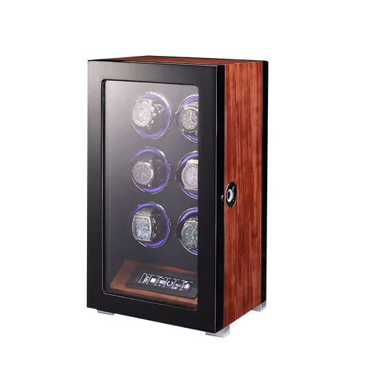 MINEESI F Series 6-Slot Luxury Automatic Watch Winder