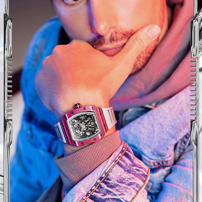 Mont Calibre Red Carbon Fiber Series Automatic Watch