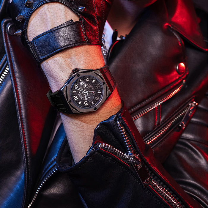Mont Calibre Black Cosmos Series Automatic Watch
