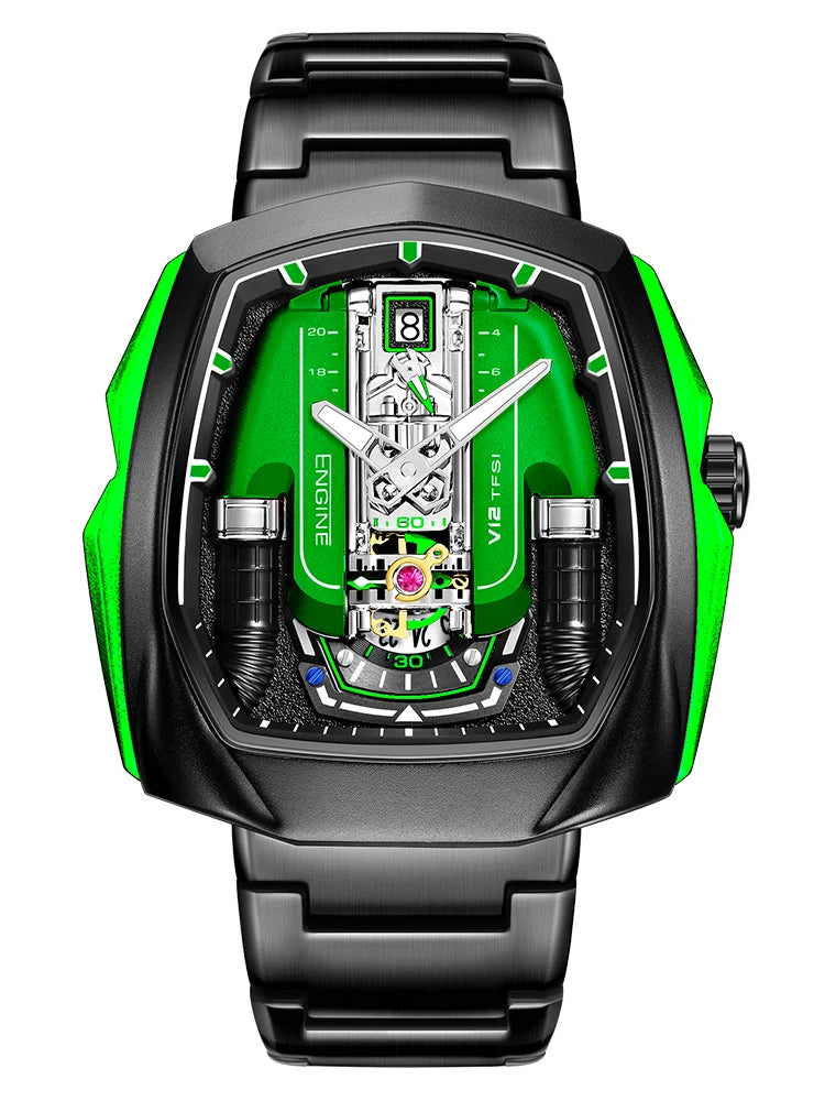 TurboEngine Men's Sports Wristwatch