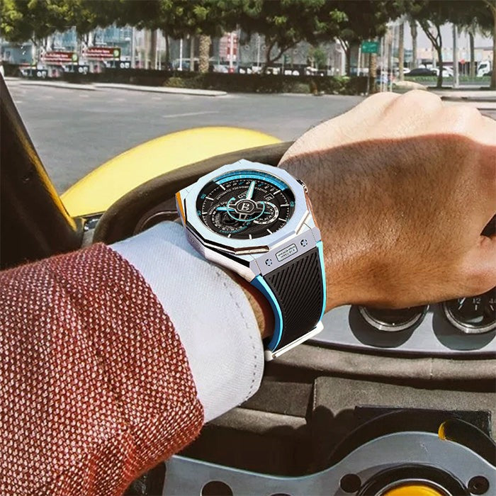 Mont Calibre Blue Speed Series Automatic Watch