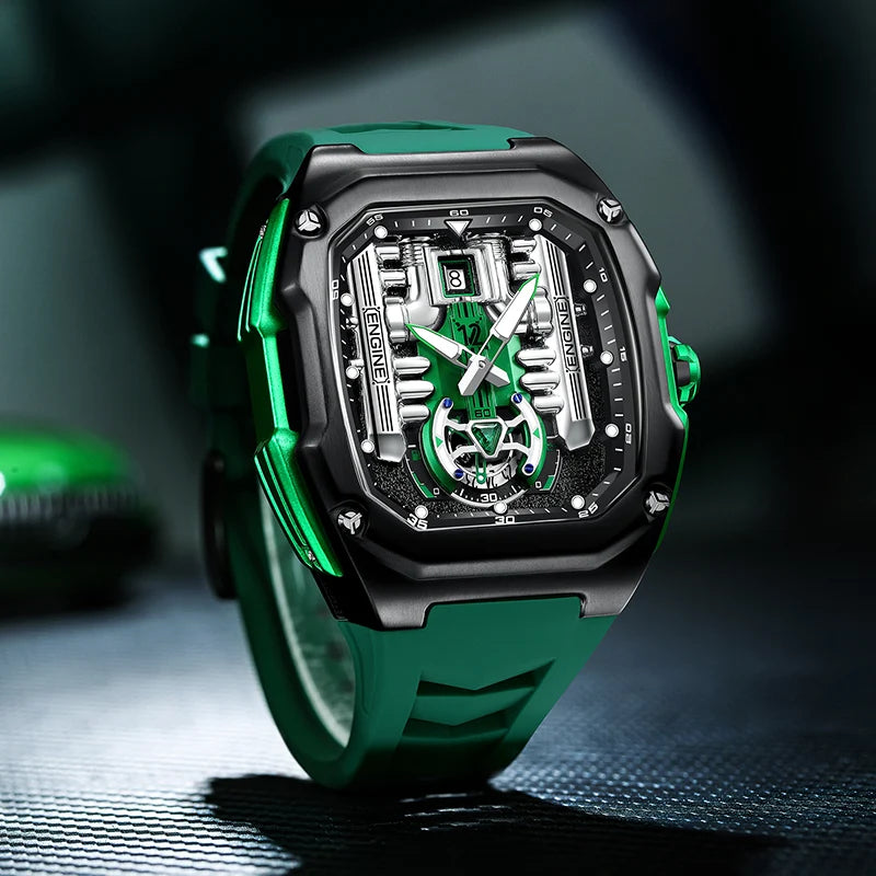 Phantom V12 Engine Men's Luxury Watch