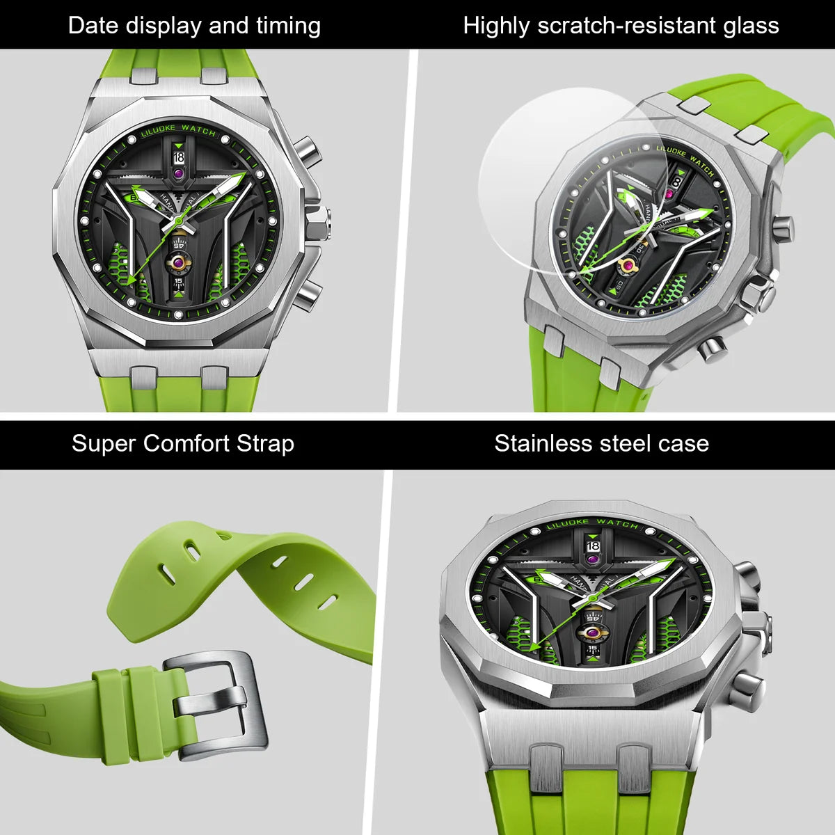 Inferno X Men's Luxury Automatic Wristwatch