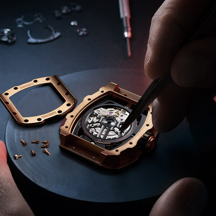 Mont Calibre  Rose Gold Extreme Series Automatic Watch
