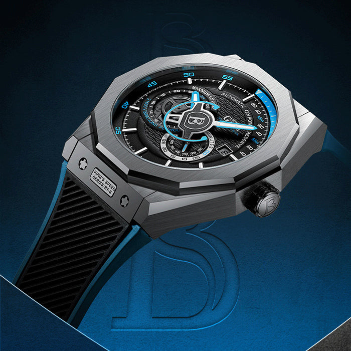 Mont Calibre Blue Speed Series Automatic Watch