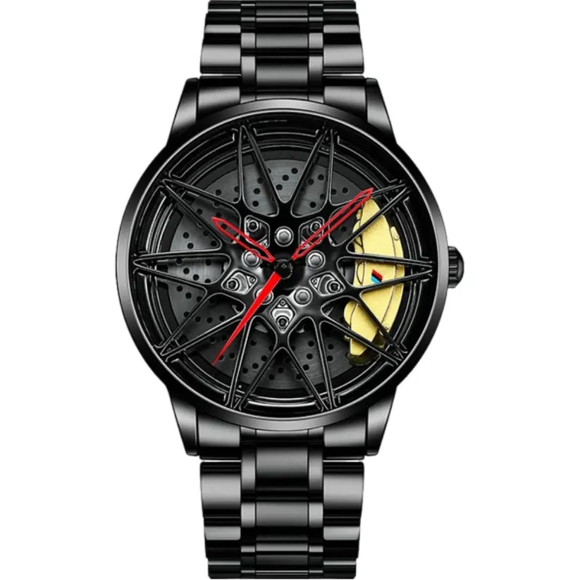RimForge Men's Luxury Car Wheel Watch