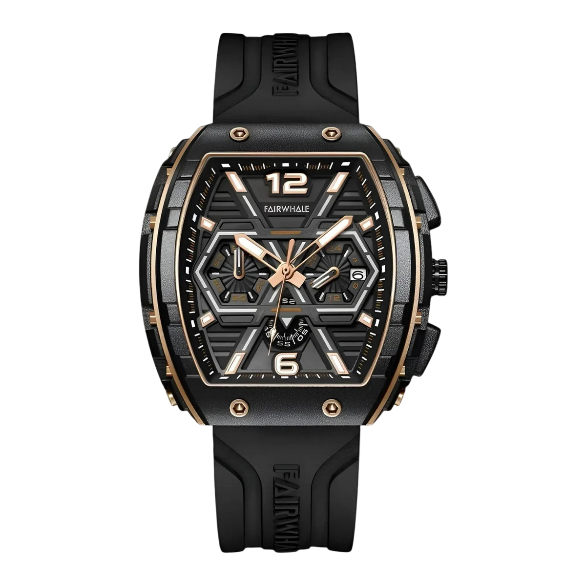 CLIREDOX Vintage  Royal Skeleton Automatic Watch