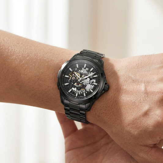 AUREON Royal Skeleton Automatic Watch