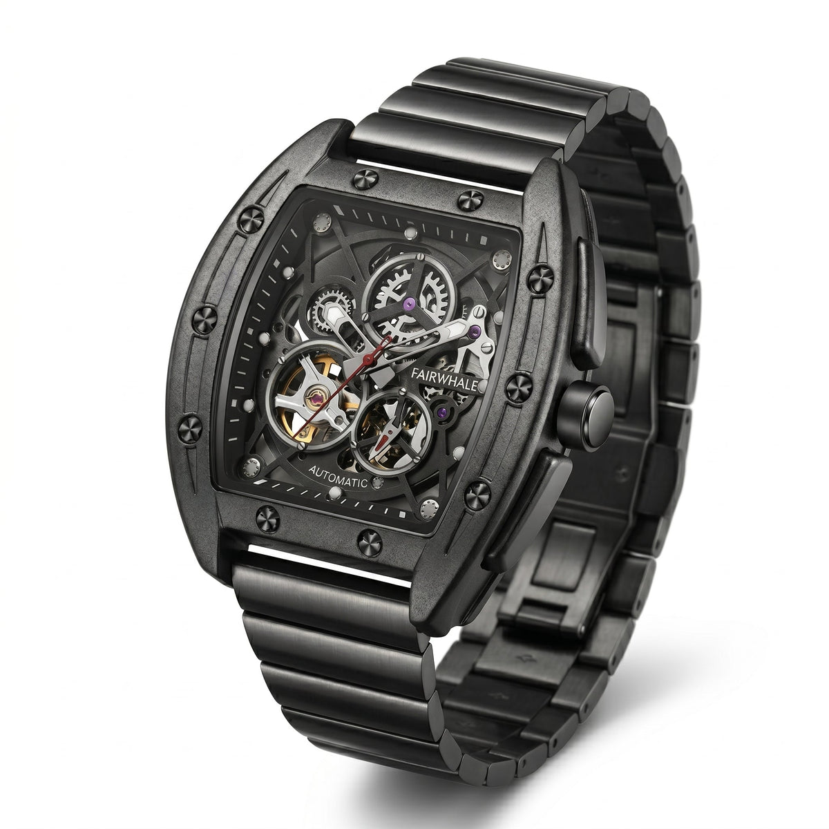 THERONIX Royal Skeleton Automatic Watch