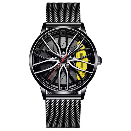 ApexDrive GT Stainless Steel Rotating Dial Sports Watch