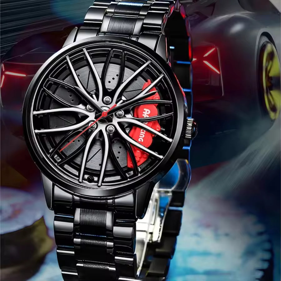 ApexDrive GT Stainless Steel Rotating Dial Sports Watch