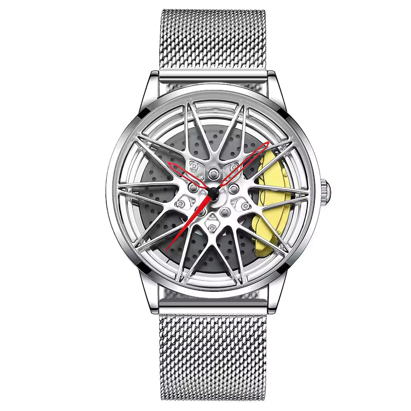 RimForge Men's Luxury Car Wheel Watch