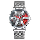 Silver mesh bracelet
