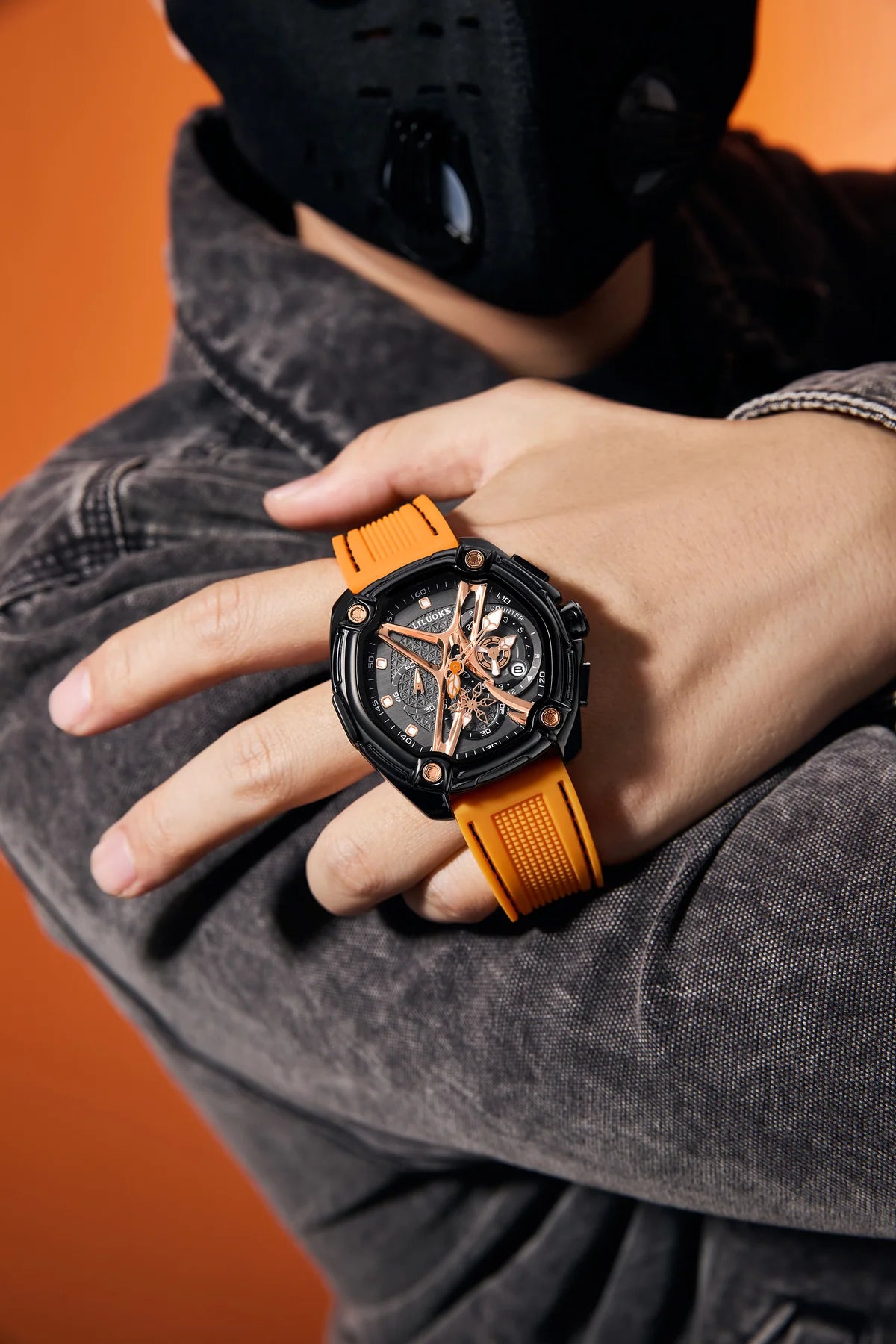 IronFrame Men's Luxury Skeleton Chronograph