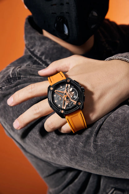 IronFrame Men's Luxury Skeleton Chronograph