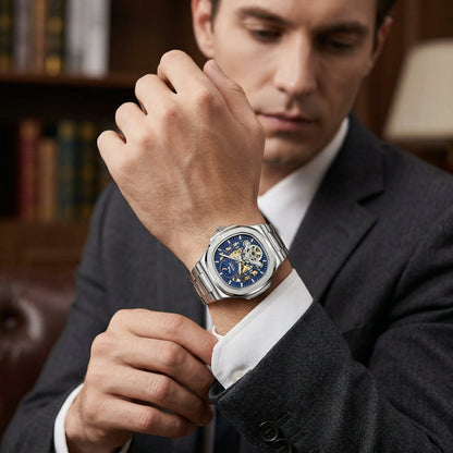 LUNASKEL Royal Skeleton Automatic Watch