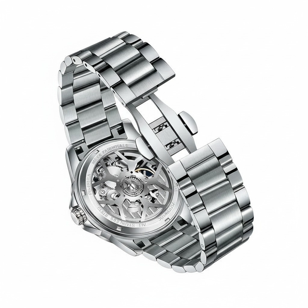 AURENX Royal Skeleton Automatic Watch