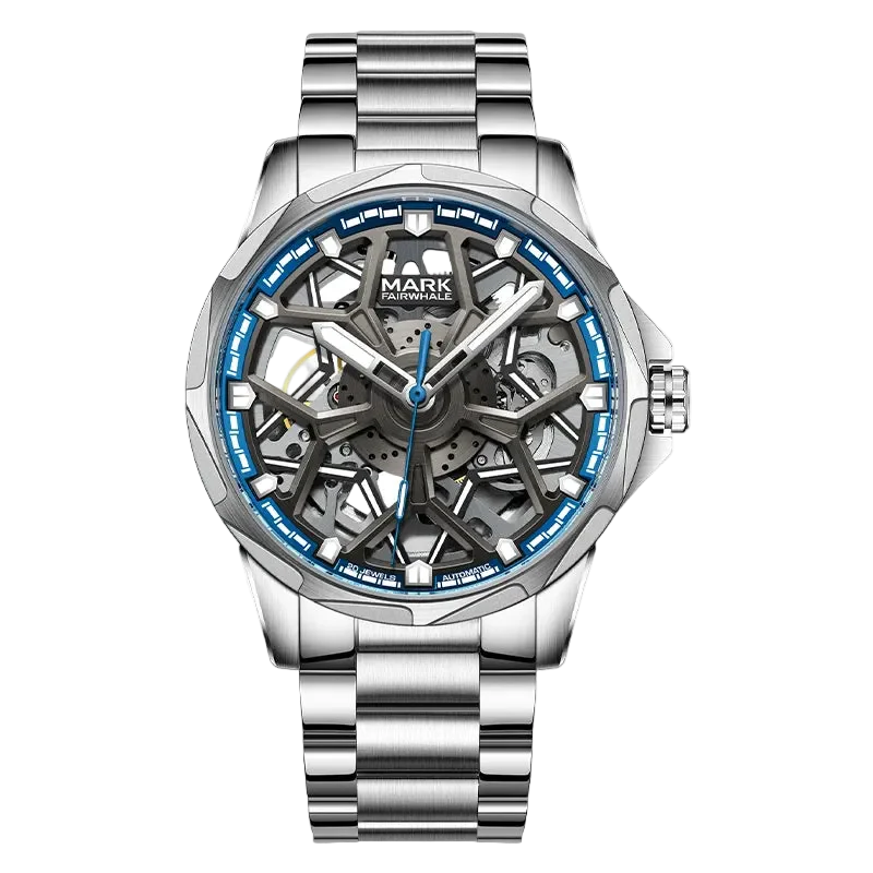 AURENX Royal Skeleton Automatic Watch