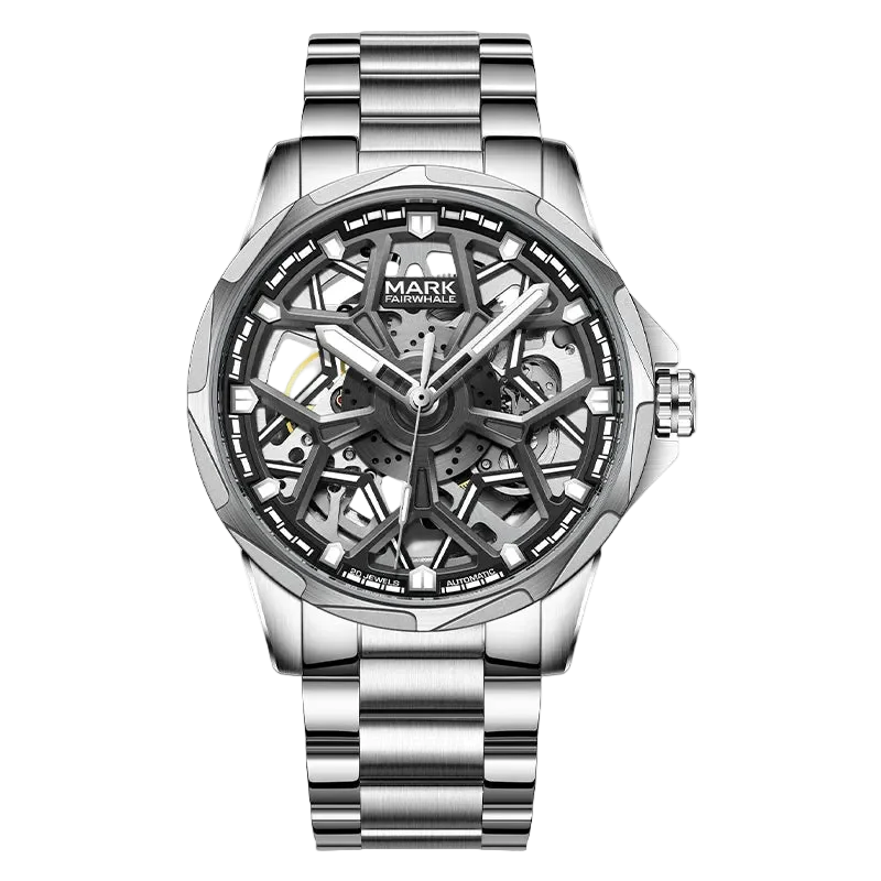 AURENX Royal Skeleton Automatic Watch