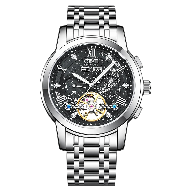 LUMIVEX Royal Skeleton automatic watch