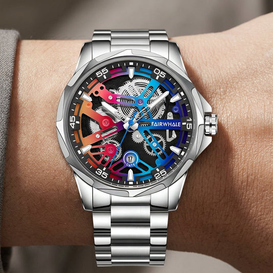 CALVORIX Royal Skeleton Automatic Watch