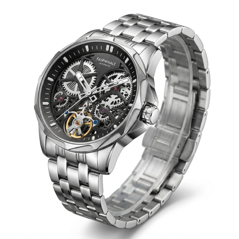 TURVEX Royal Skeleton Automatic Watch