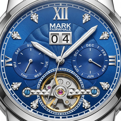 TOURVION Royal Skeleton Automatic Watch