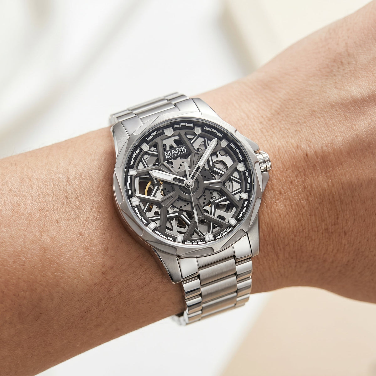 AURENX Royal Skeleton Automatic Watch