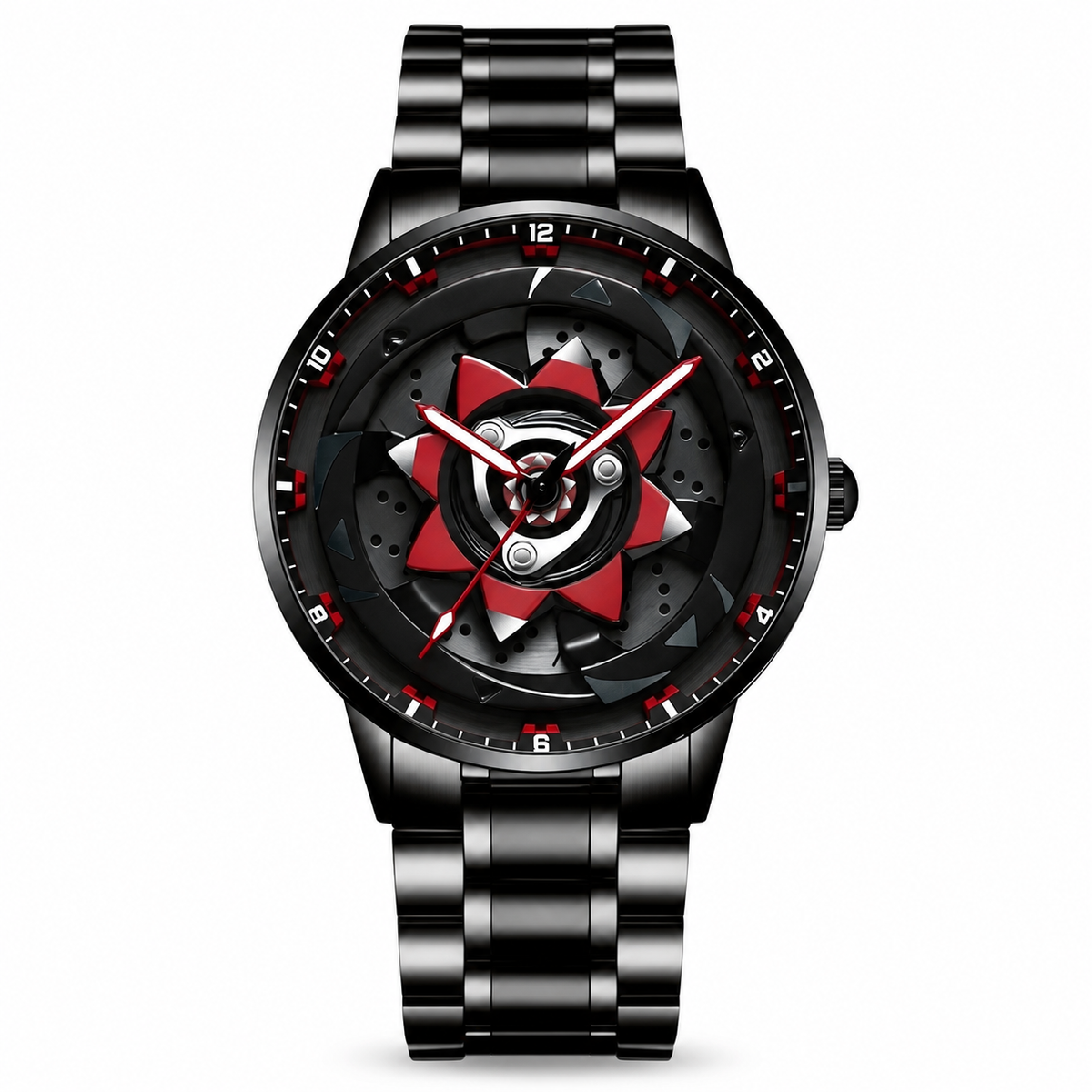Crimson Engine Men's Luxury Wristwatch