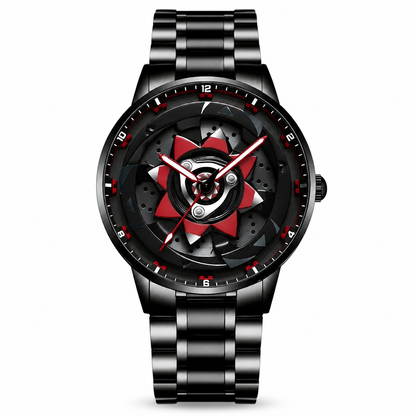 Crimson Engine Men's Luxury Wristwatch