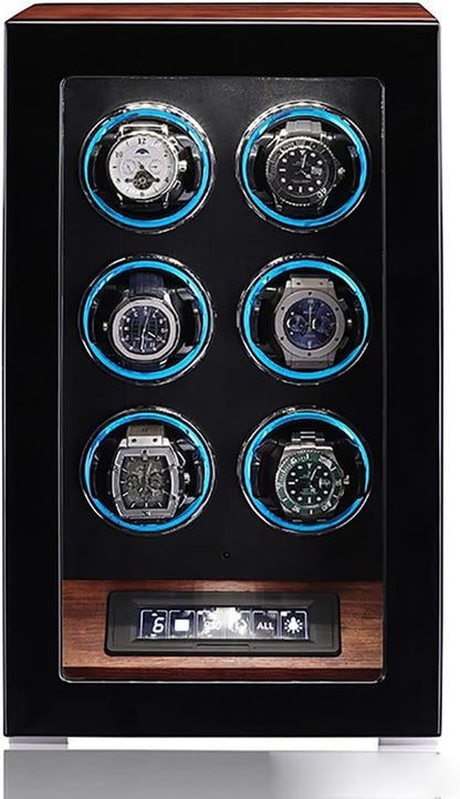 MINEESI F Series 6-Slot Luxury Automatic Watch Winder