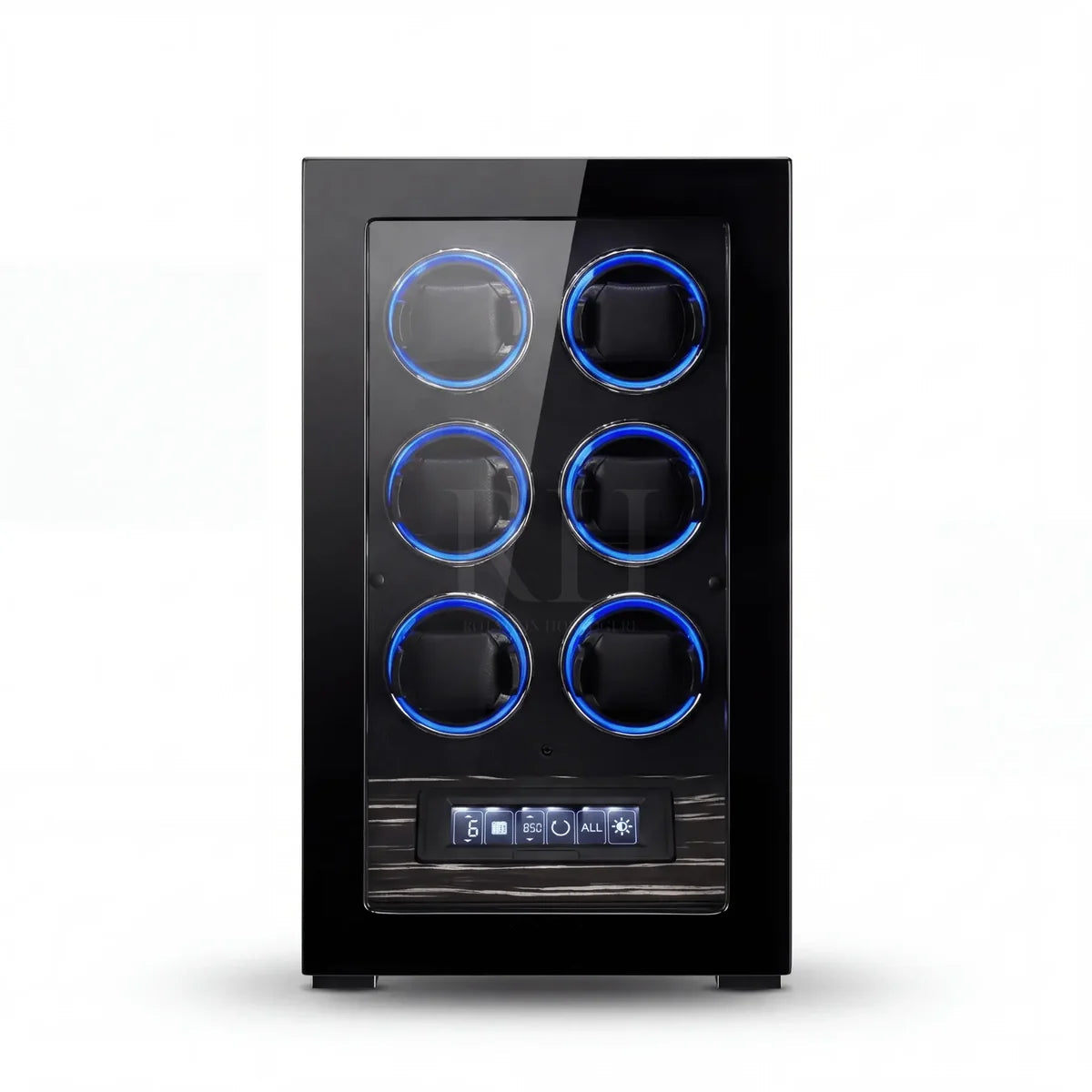 MINEESI Obsidian 6-Slot Luxury Automatic Watch Winder