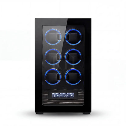 MINEESI Obsidian 6-Slot Luxury Automatic Watch Winder