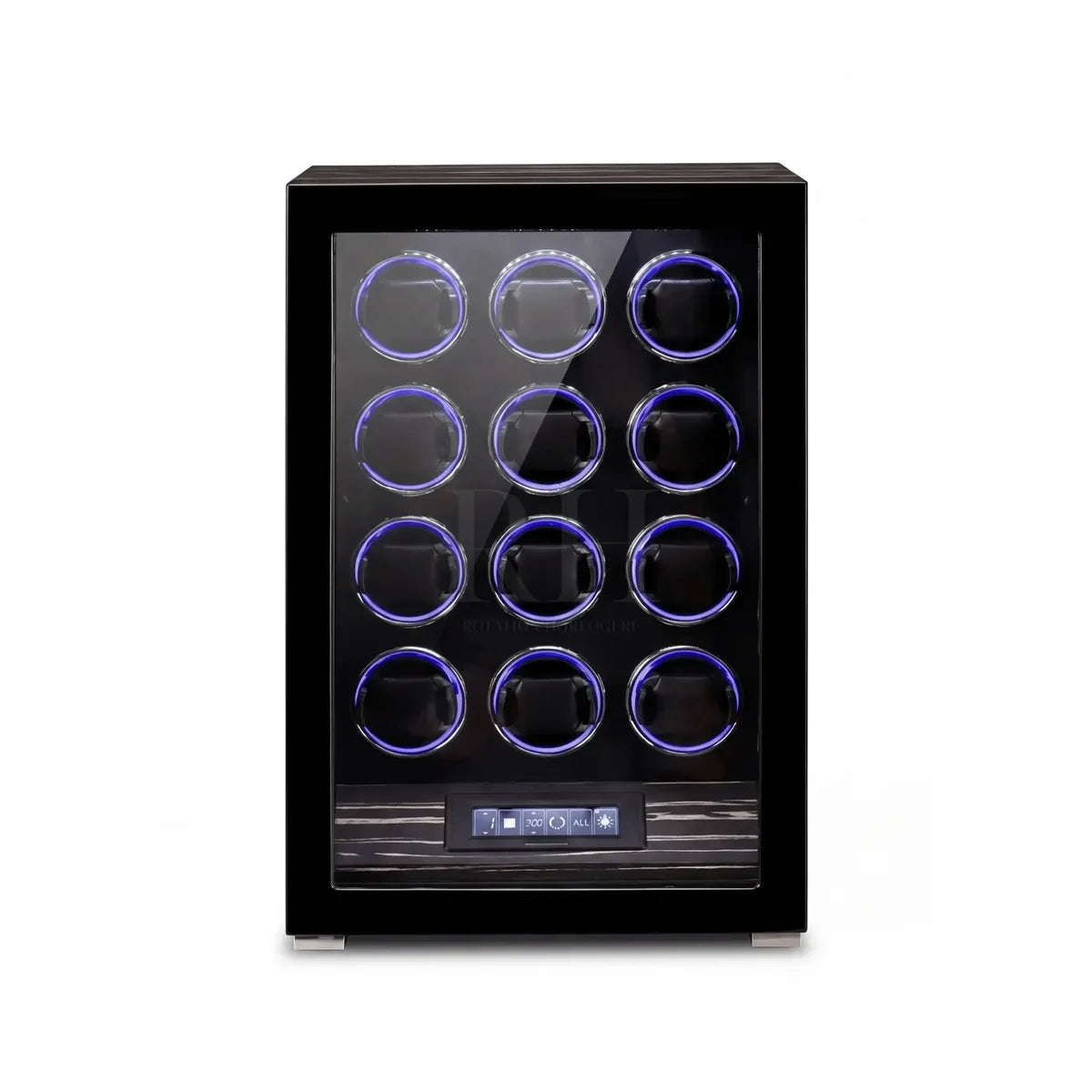 MINEESI Ambassador Signature Ebony Wood Automatic Watch Winder