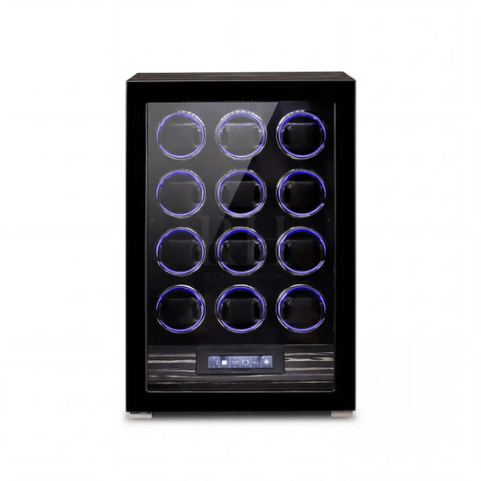 MINEESI Ambassador Signature Ebony Wood Automatic Watch Winder