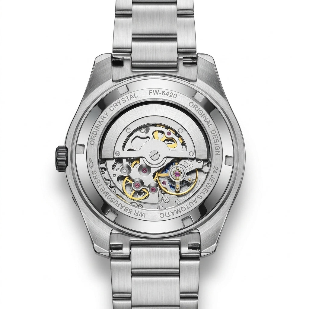 TOURVION Royal Skeleton Automatic Watch