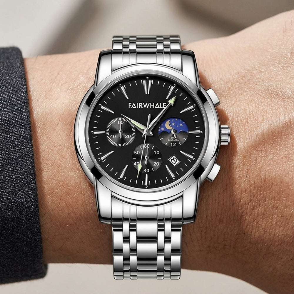 VELTOR LUNA – Premium Moon Phase Automatic Watch for Men