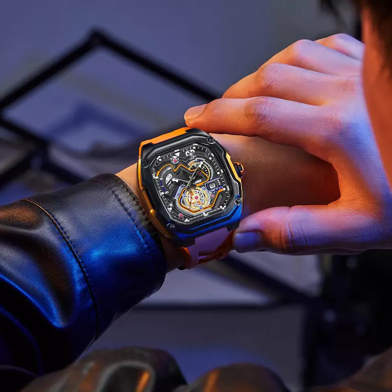 ApexCore Men's Luxury Skeleton Watch