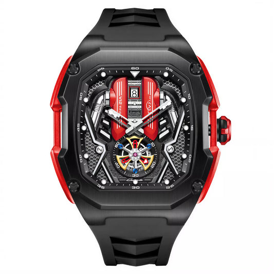 Redline X Men's Luxury Skeleton Watch