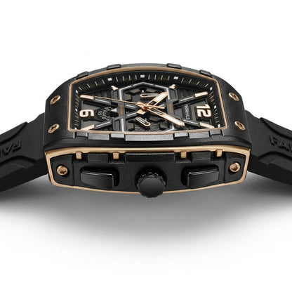 CLIREDOX Vintage  Royal Skeleton Automatic Watch