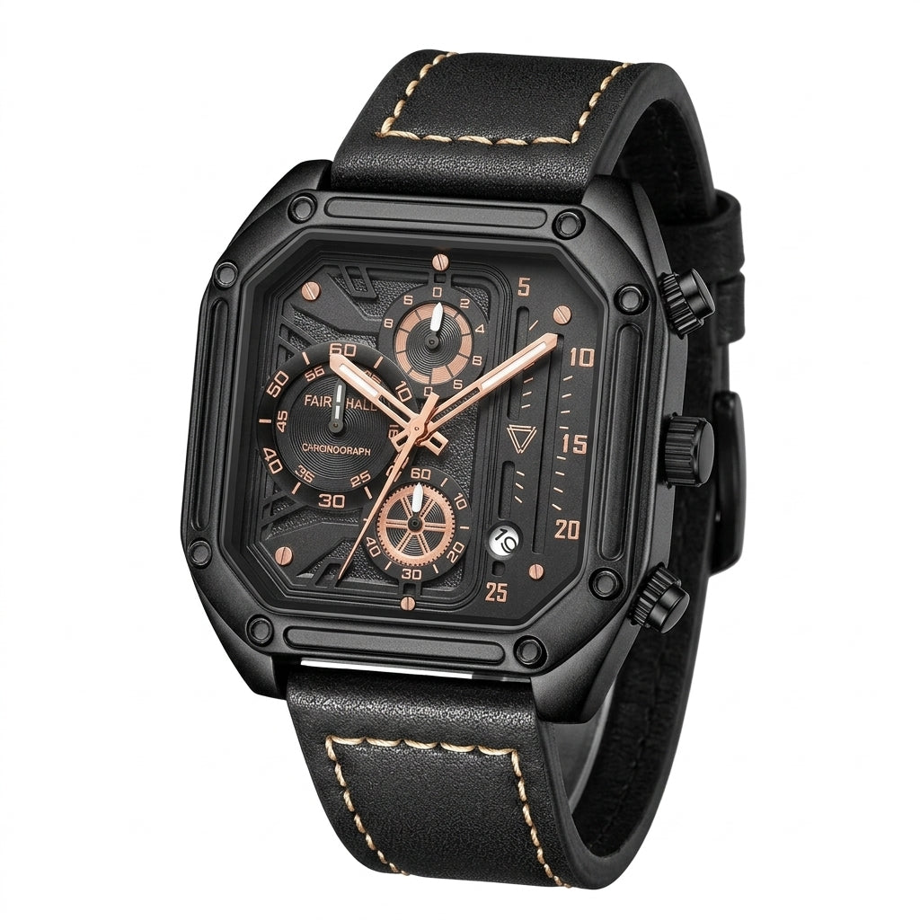 QUADRAVEX  Royal Skeleton Automatic Watch