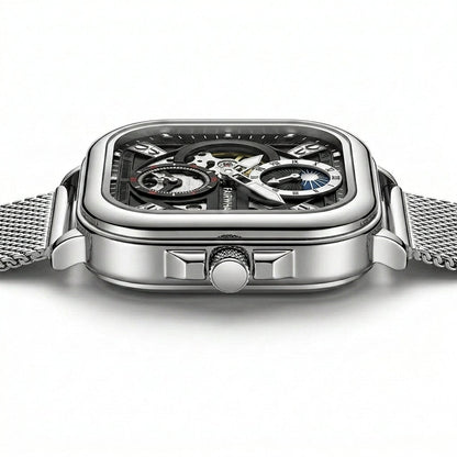 ANERION Royal Skeleton Automatic Watch